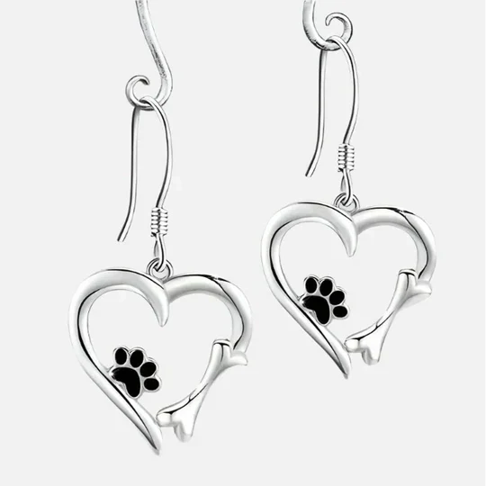 Pawprint™ | Paw Heart Earrings