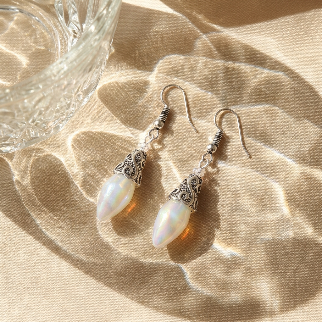 Lunaire™ | Moonstone Drop Earrings