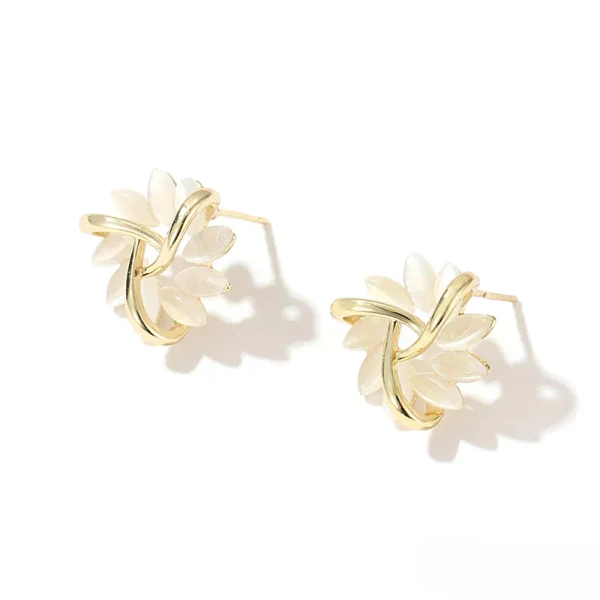 Tuscana™ | Opal Petal Stud Earrings
