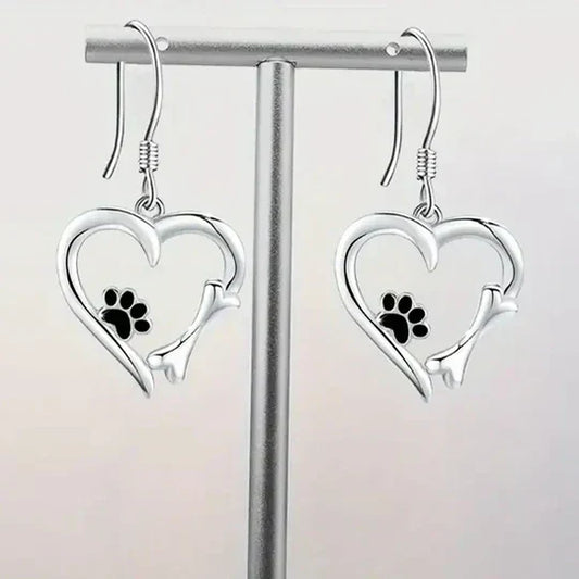 Pawprint™ | Paw Heart Earrings