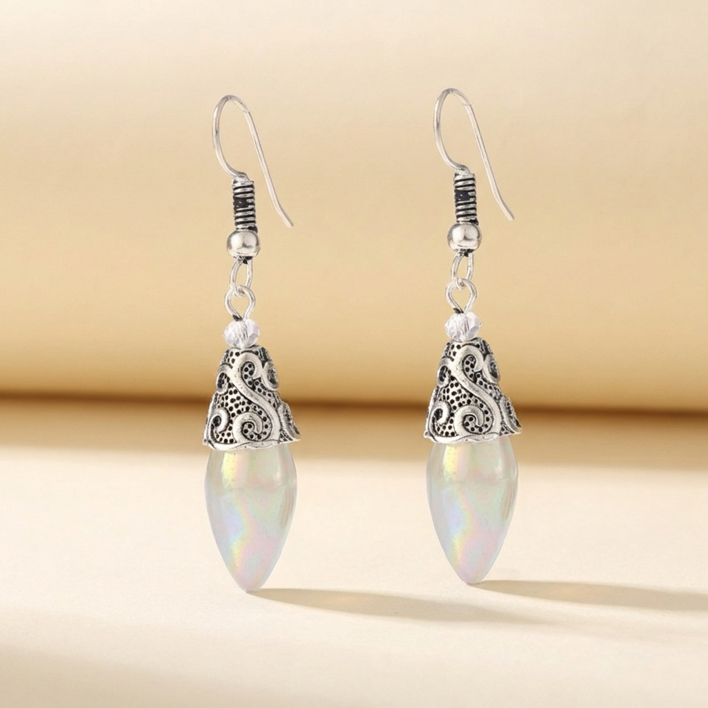 Lunaire™ | Moonstone Drop Earrings